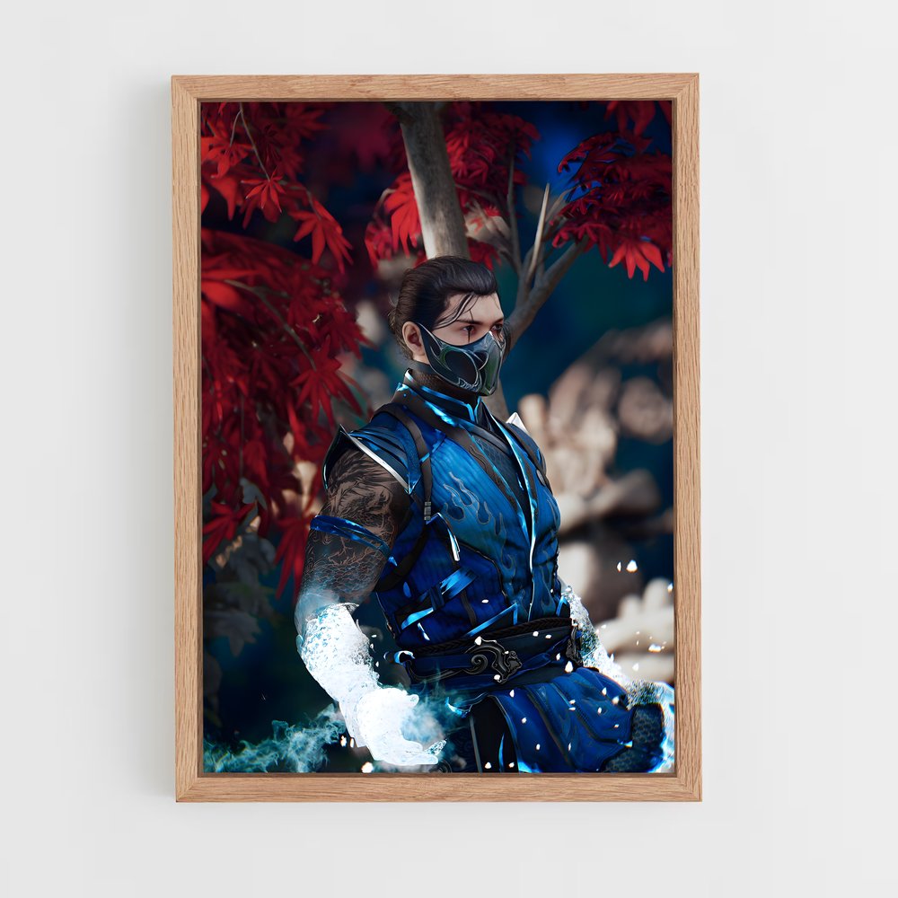 Poster Sub de zero – affiche Mortal kombat (vue 4)